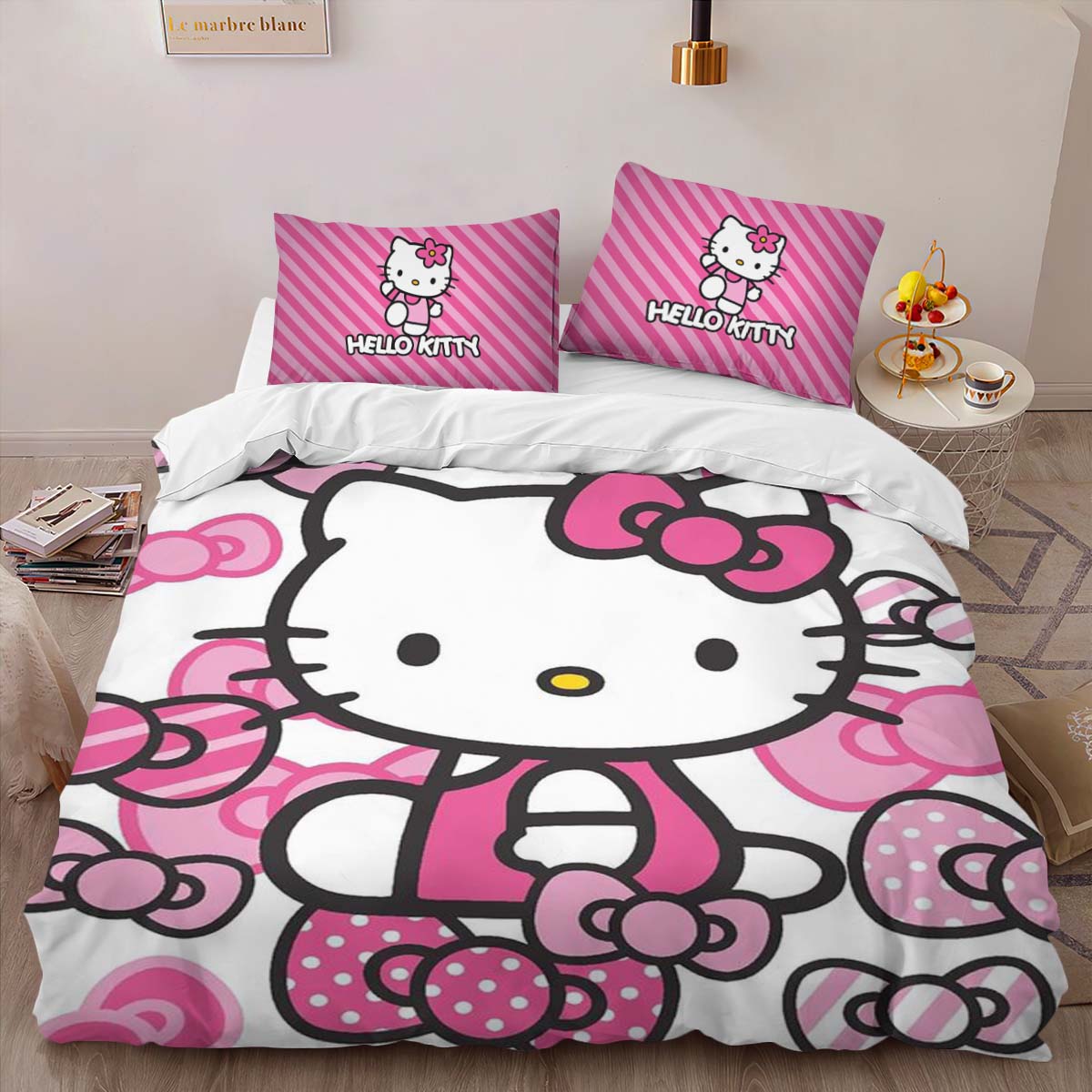 Hello Kitty Pink 01 Duvet Cover 2