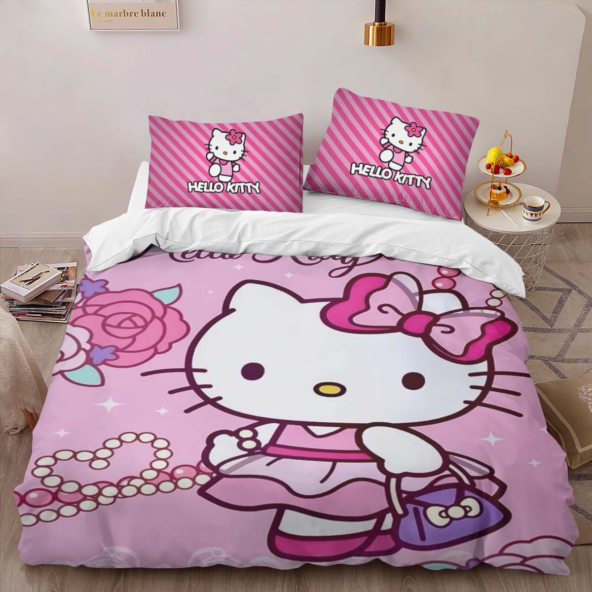 Hello Kitty Pink 02 Duvet Cover 2