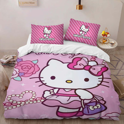 Hello Kitty Pink 02 Duvet Cover 2