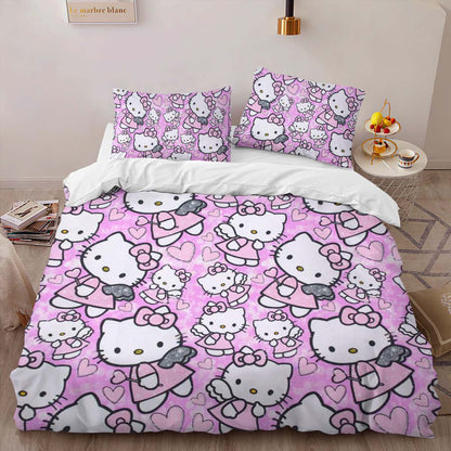 Hello Kitty Pink 03 Duvet Cover 2