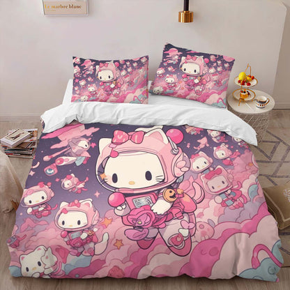 Hello Kitty Pink 04 Duvet Cover 2