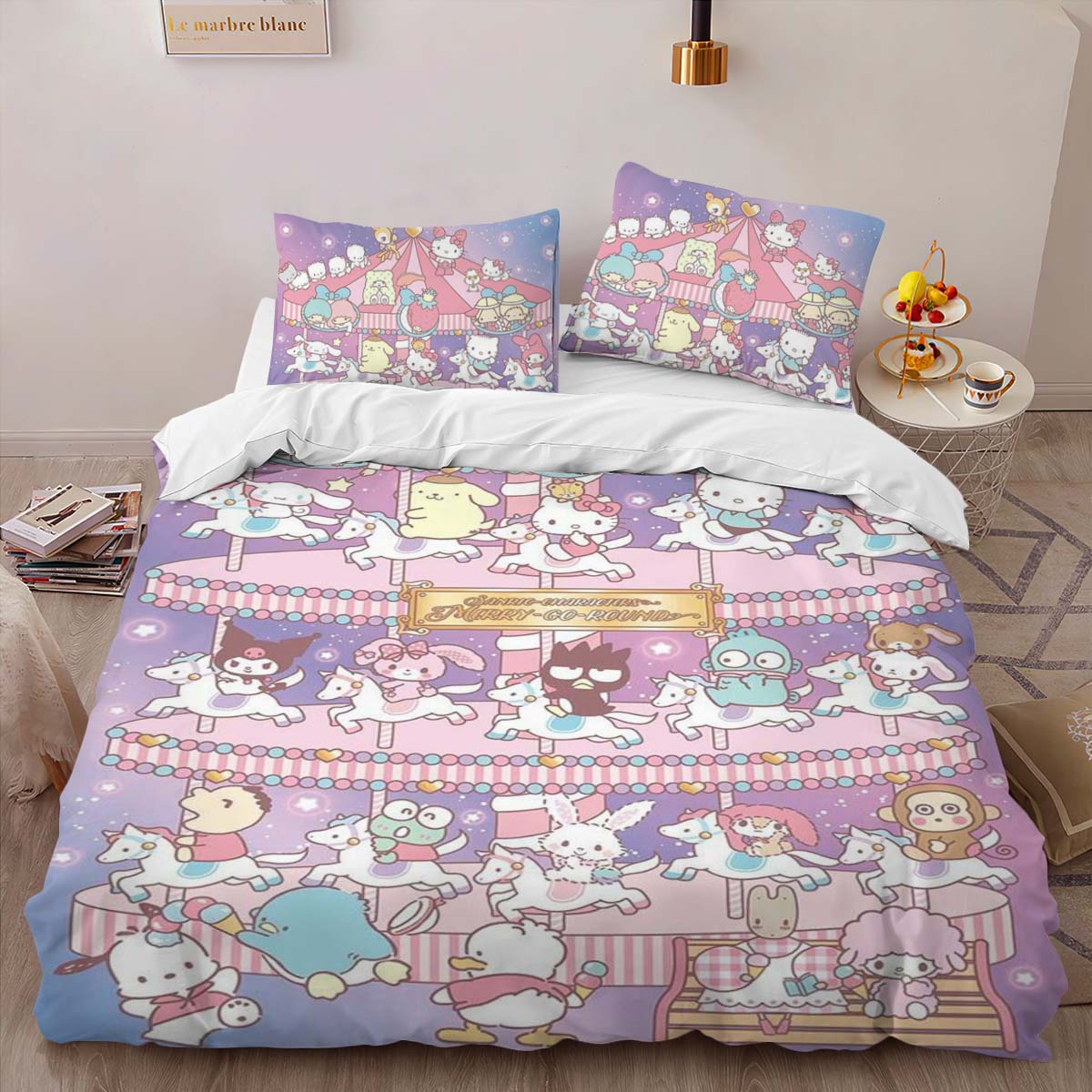 Hello Kitty Pink 05 Duvet Cover 2