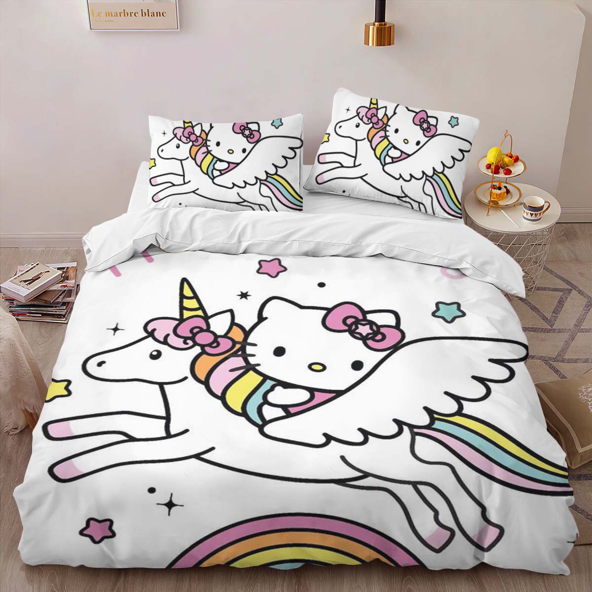 Hello Kitty Unicorn 01 Duvet Cover 2