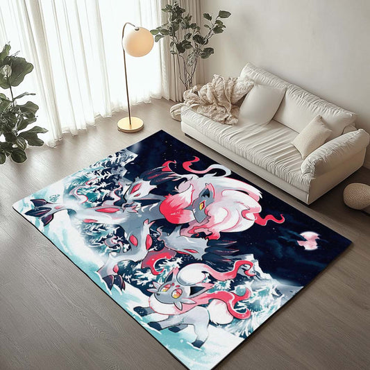 Hisuian Zorua and Zoroark 6 Rug