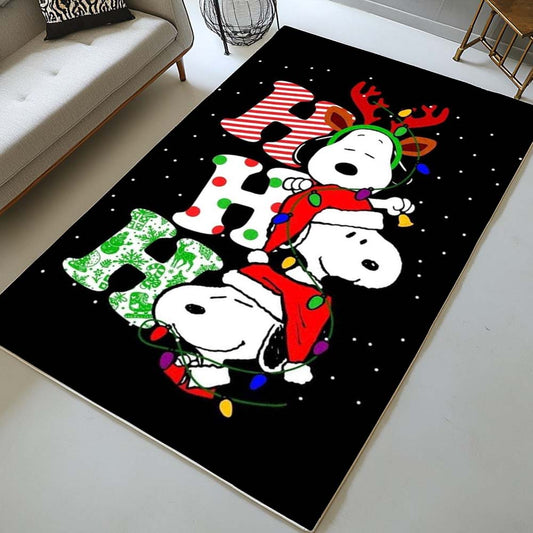 Ho Ho Ho Snoopy Rug