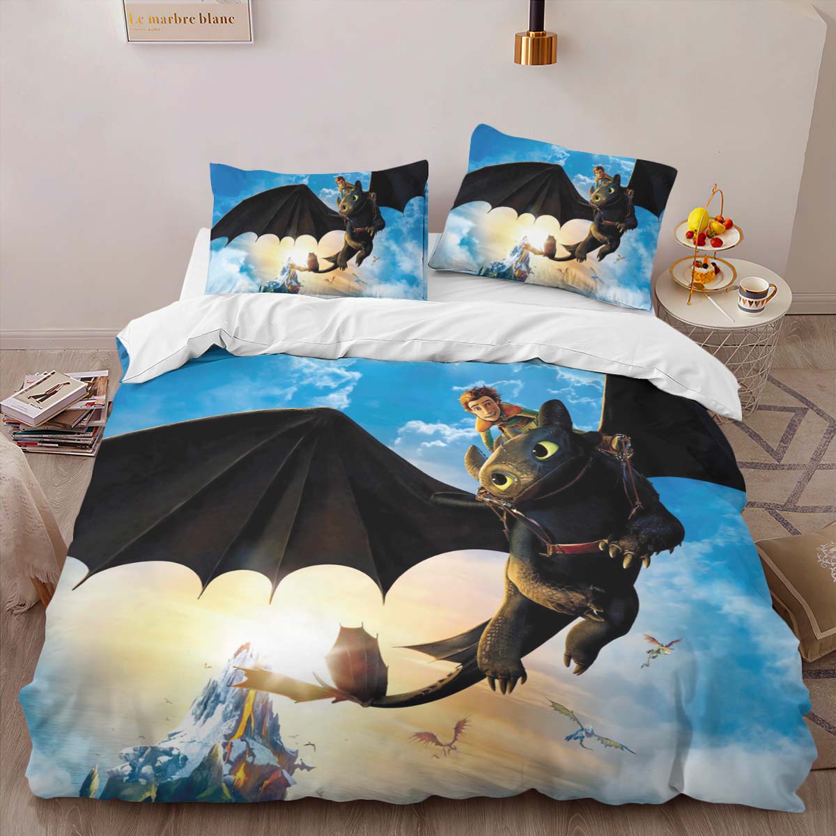 How To Train Your Dragon Characters 02 Duvet Cover 2
