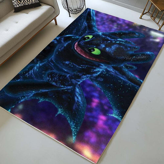 How to train your dragon Toothless Rug