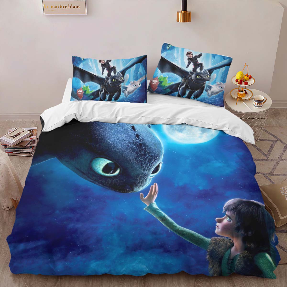 How to train your dragon Toothless and Hiccup 2 Duvet Cover 2