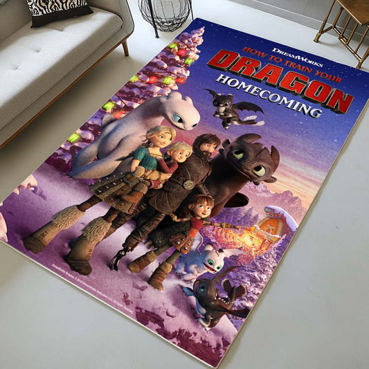How to train your dragon all characters 4 Rug