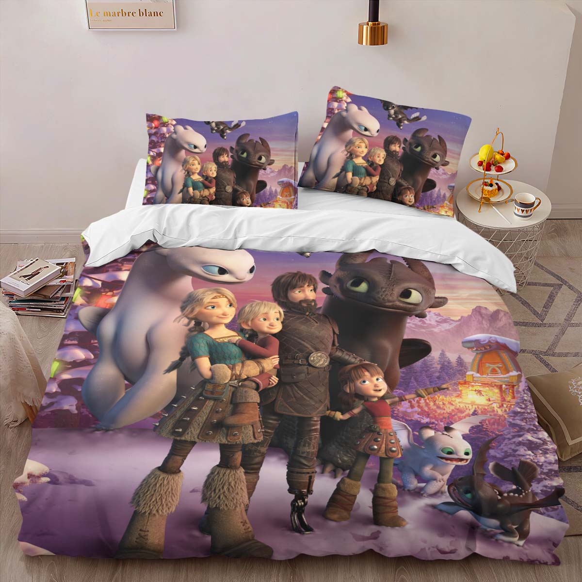 How to train your dragon all characters 4 Duvet Cover 2