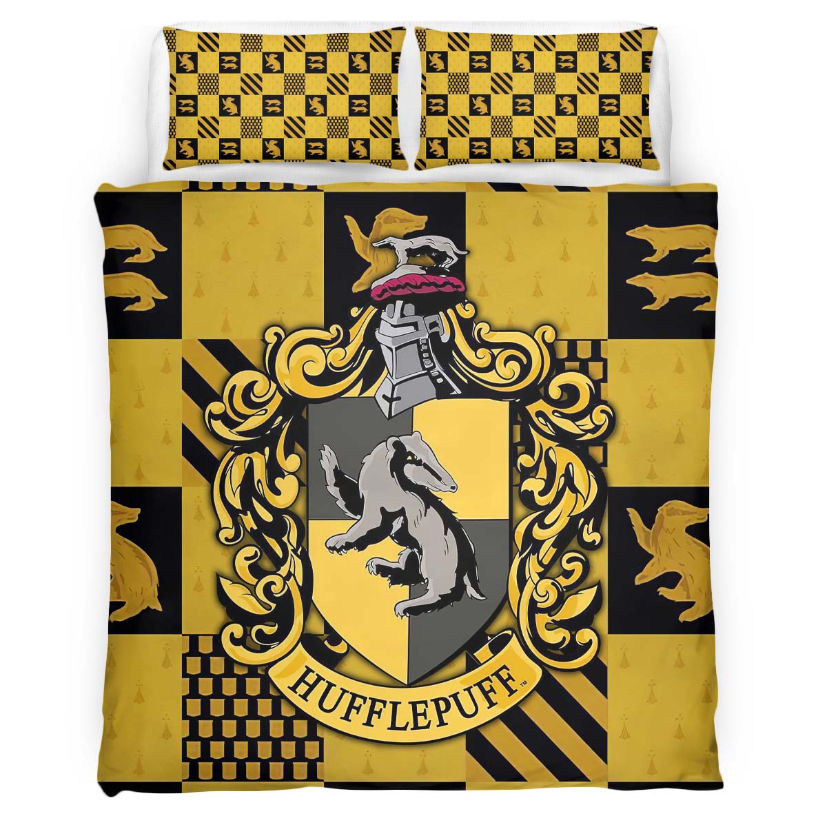 Hufflepuff Harry Potter 3 Duvet Cover