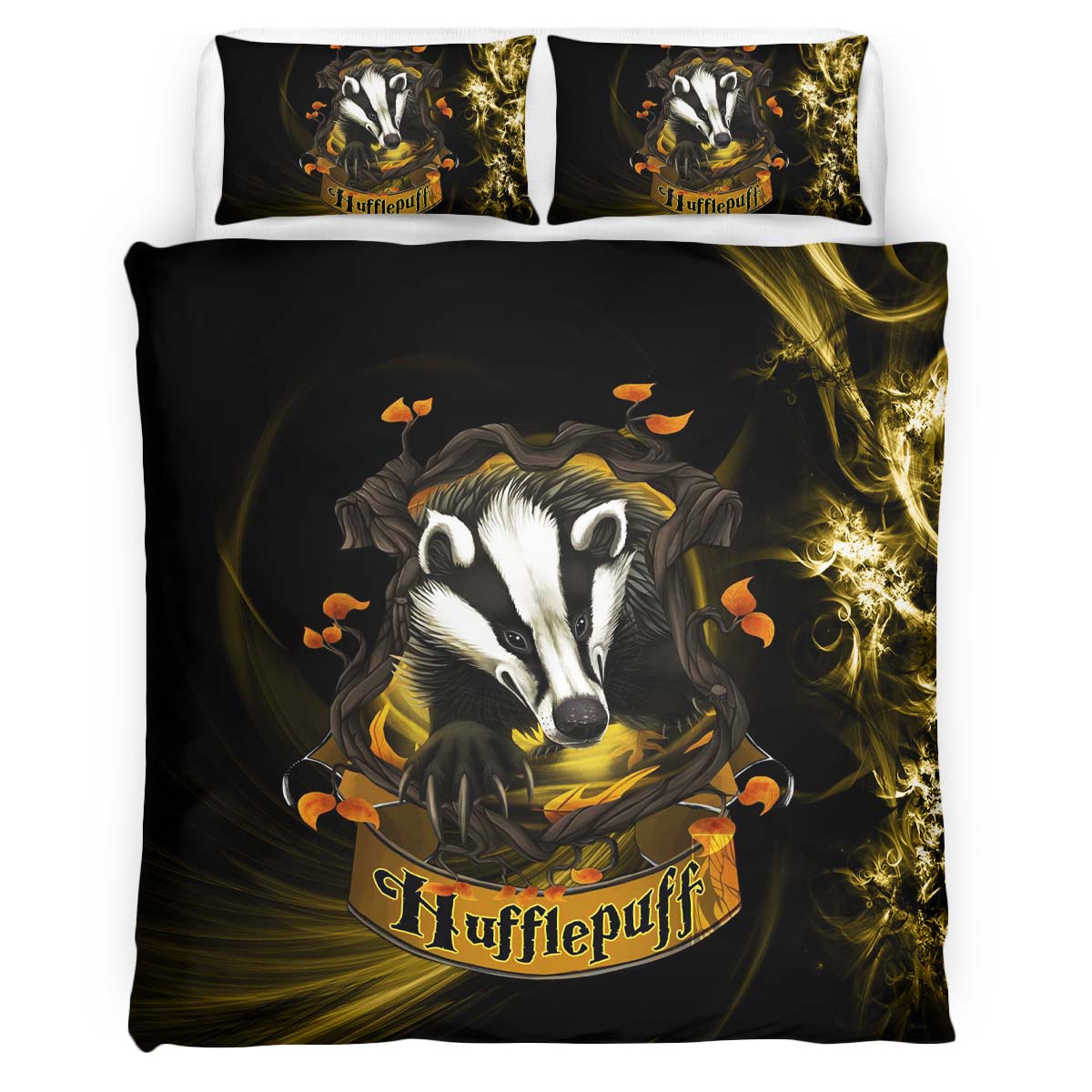 Hufflepuff Harry Potter 4 Duvet Cover