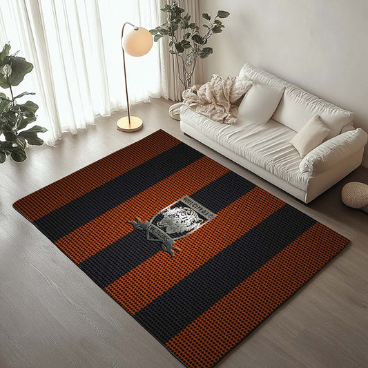 Hull City FC EFL Championship Yellow Black Metal Mesh Rug