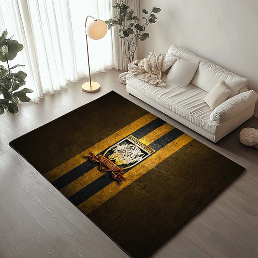 Hull City FC EFL Championship Yellow Metal Background Rug