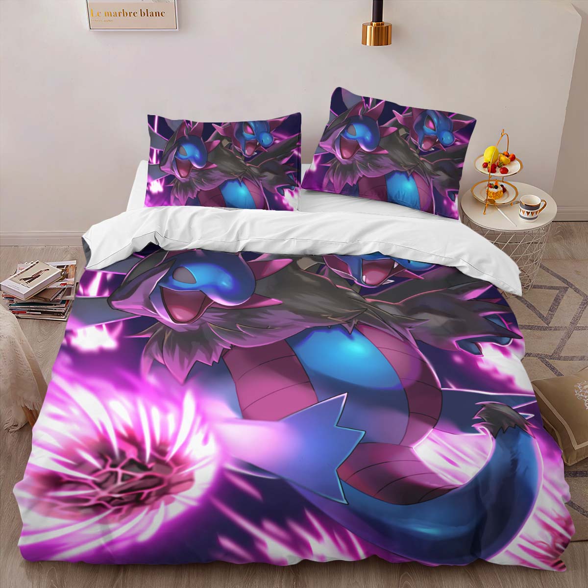 Hydreigon Pokemon 3 Duvet Cover 2