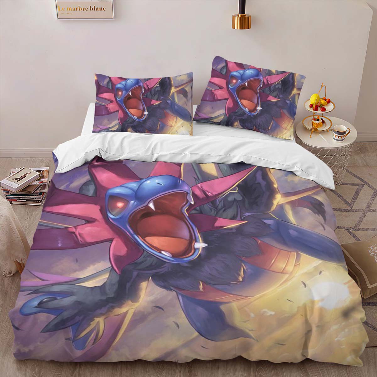 Hydreigon Pokemon 4 Duvet Cover 2