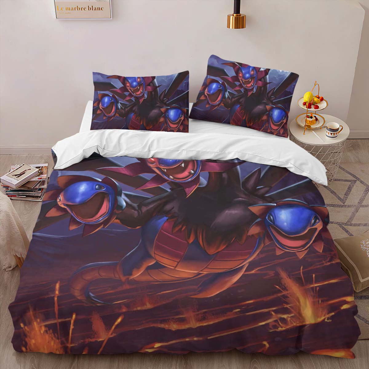 Hydreigon Pokemon 5 Duvet Cover 2
