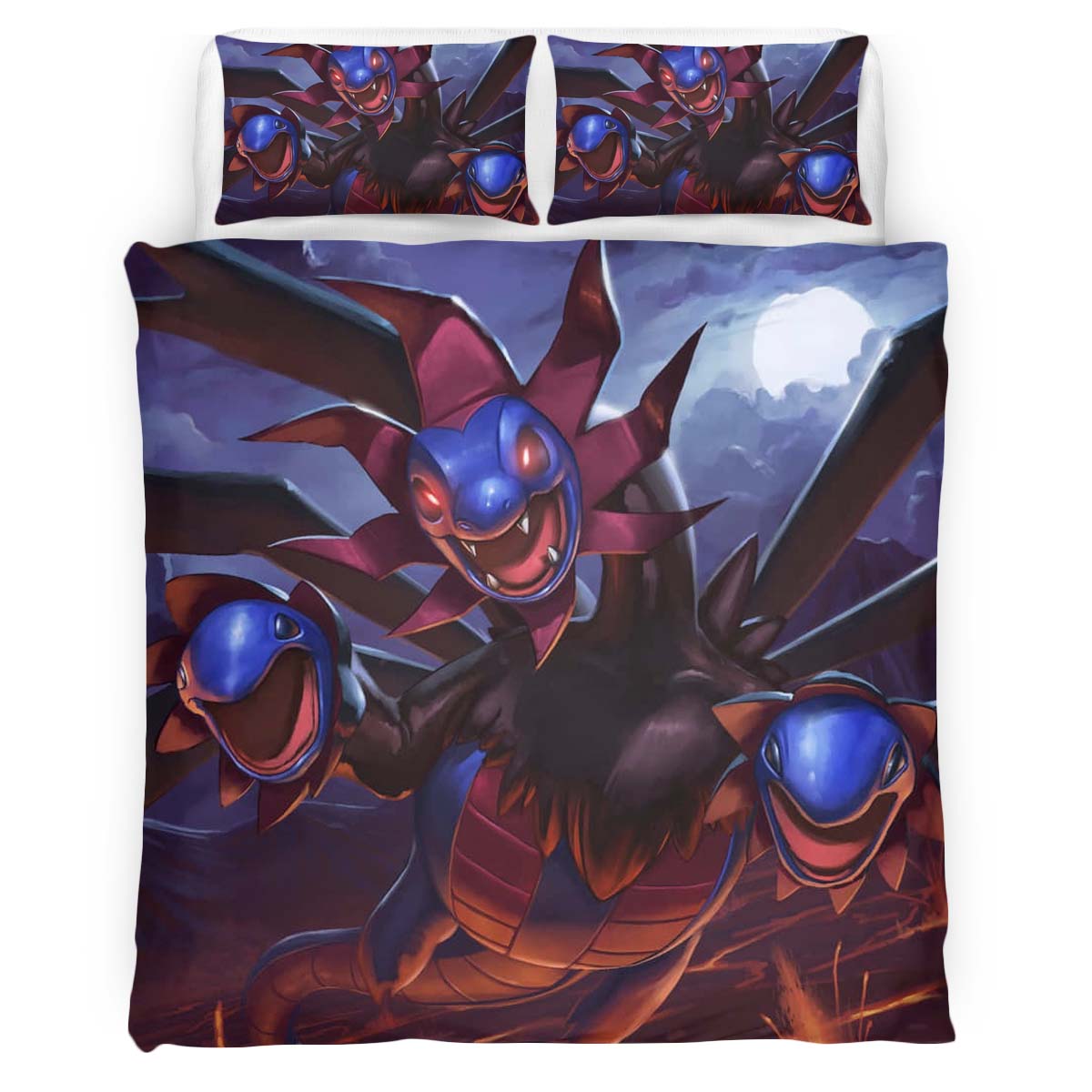 Hydreigon Pokemon 5 Duvet Cover
