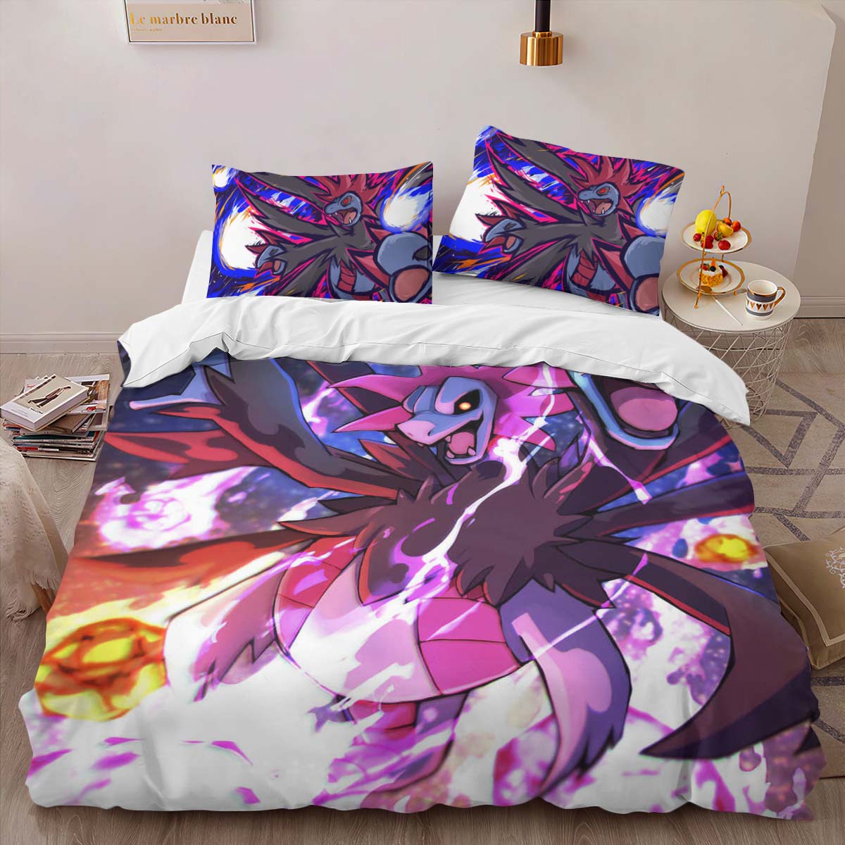 Hydreigon Pokemon 7 Duvet Cover 2