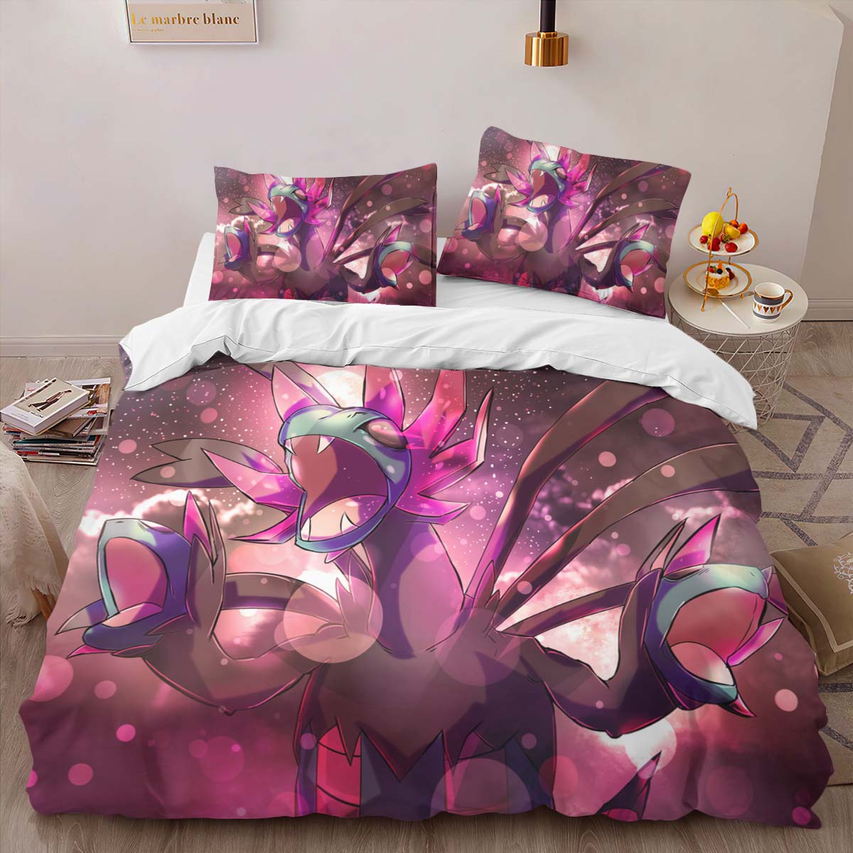 Hydreigon Pokemon 8 Duvet Cover 2