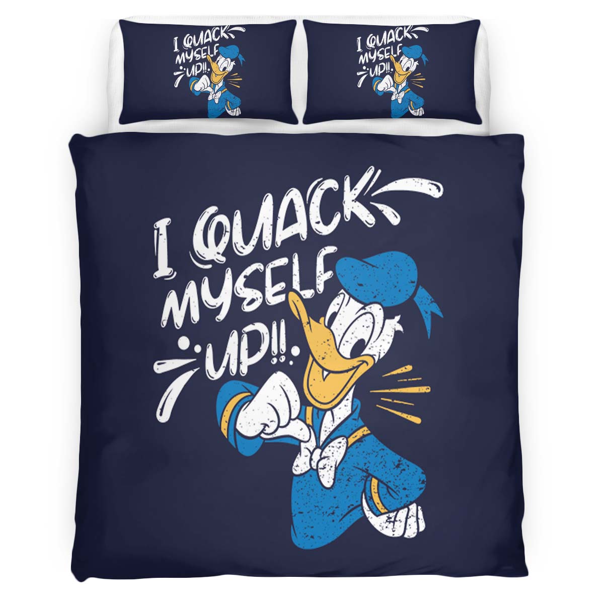 I Quack Myself Up Donald Duck Duvet Cover