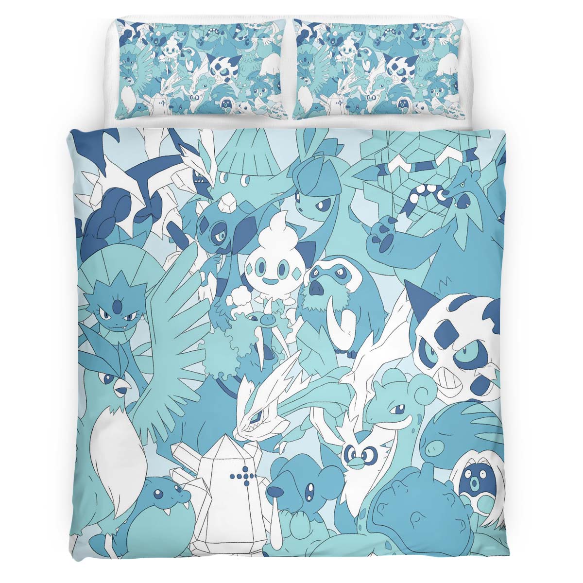 Ice Type Pokemon Duvet Cover