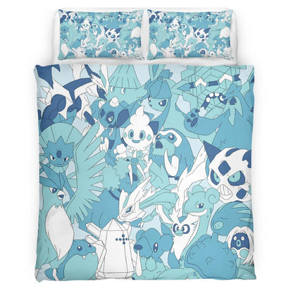 Ice Type Pokemon Duvet Cover
