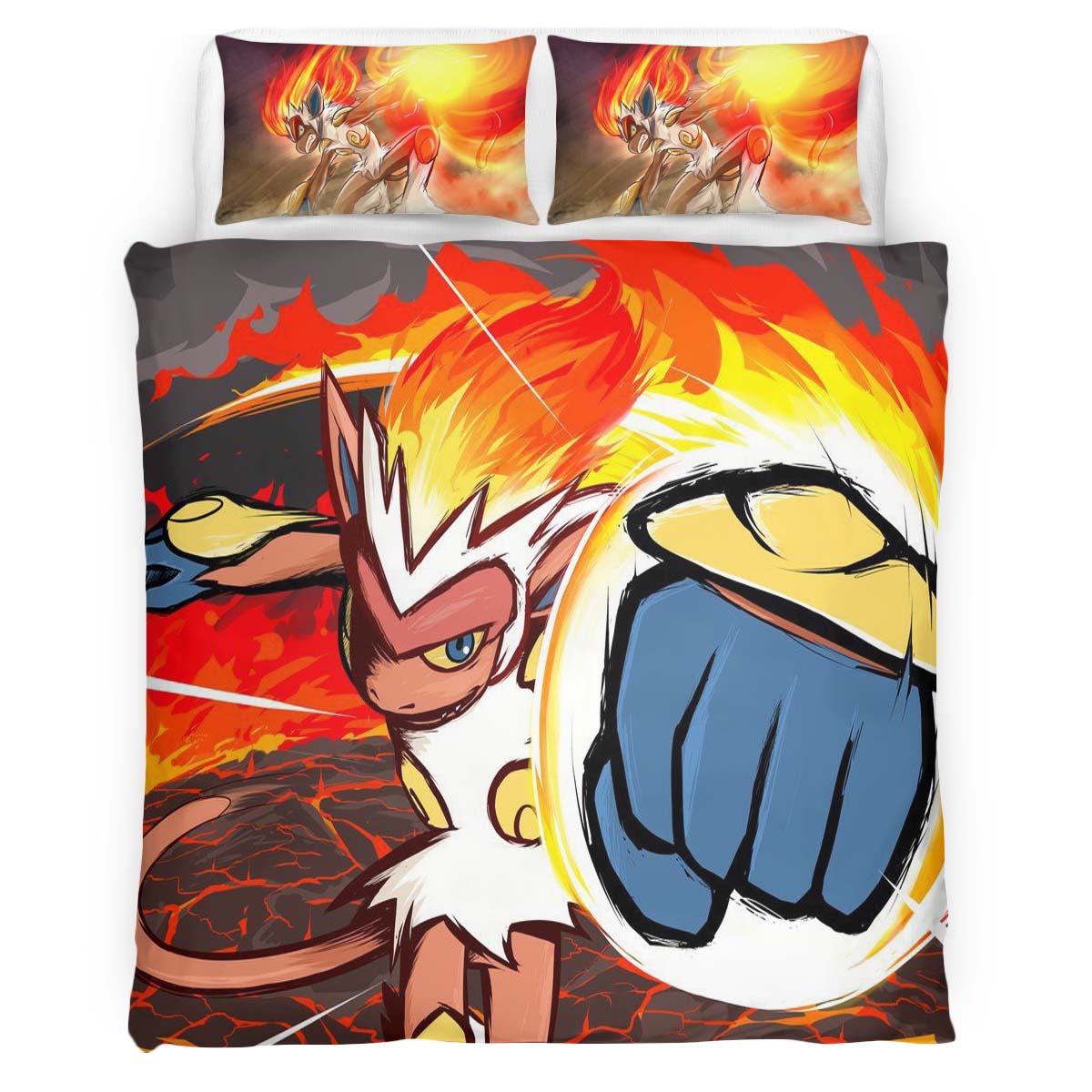 Infernape Pokemon 4 Duvet Cover