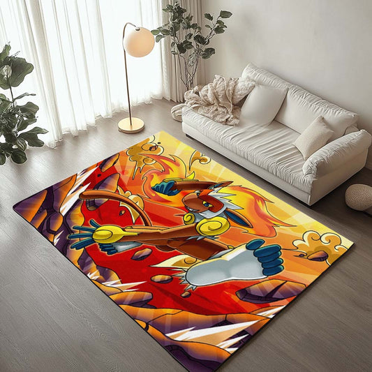 Infernape Pokemon 5 Rug
