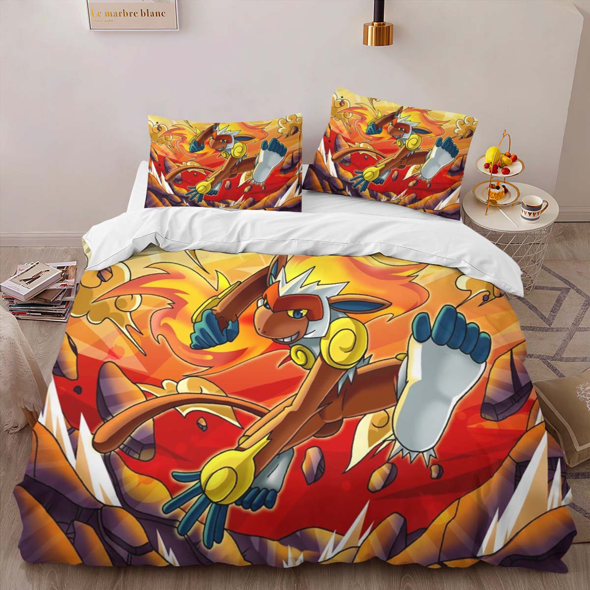 Infernape Pokemon 5 Duvet Cover 2