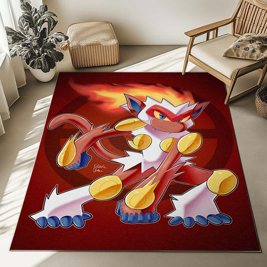 Infernape Pokemon 6 Rug