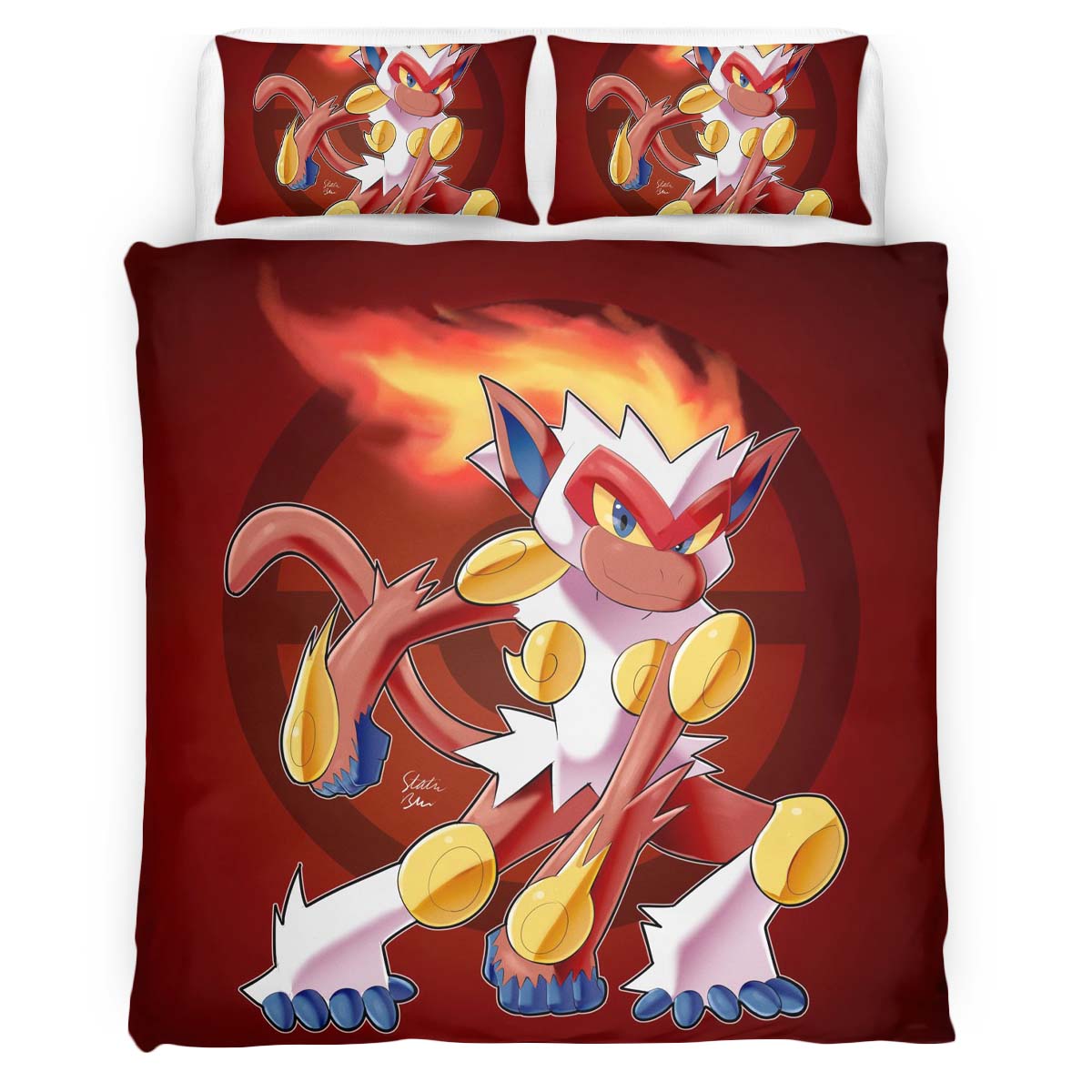 Infernape Pokemon 6 Duvet Cover
