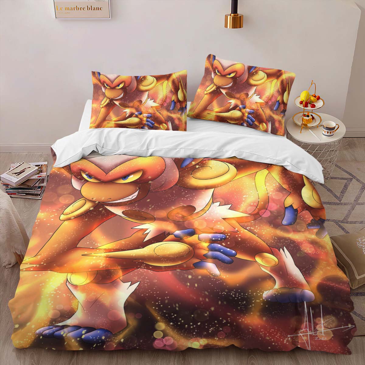 Infernape Pokemon 7 Duvet Cover 2