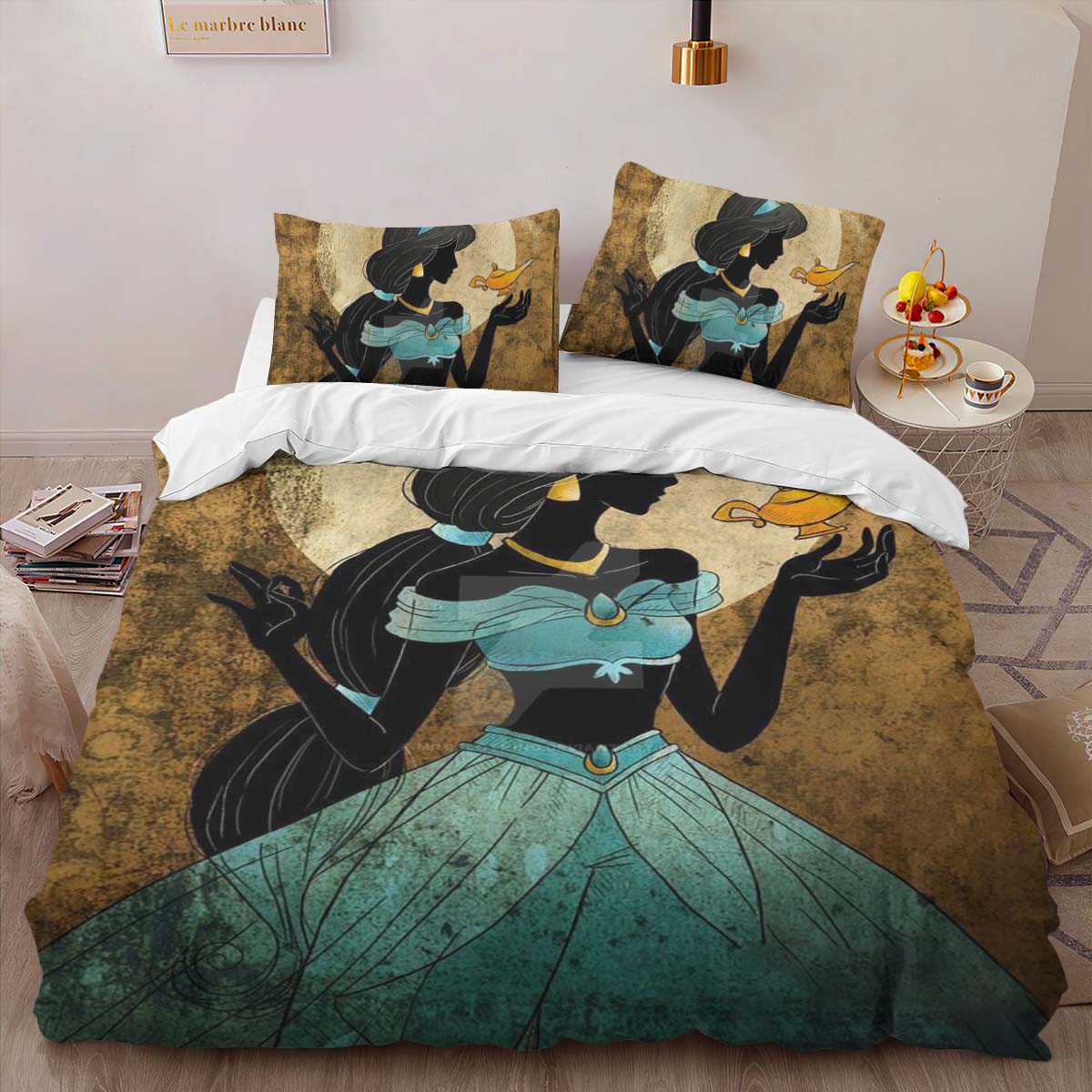 Jasmine Princess Aladdin 02 Duvet Cover 2
