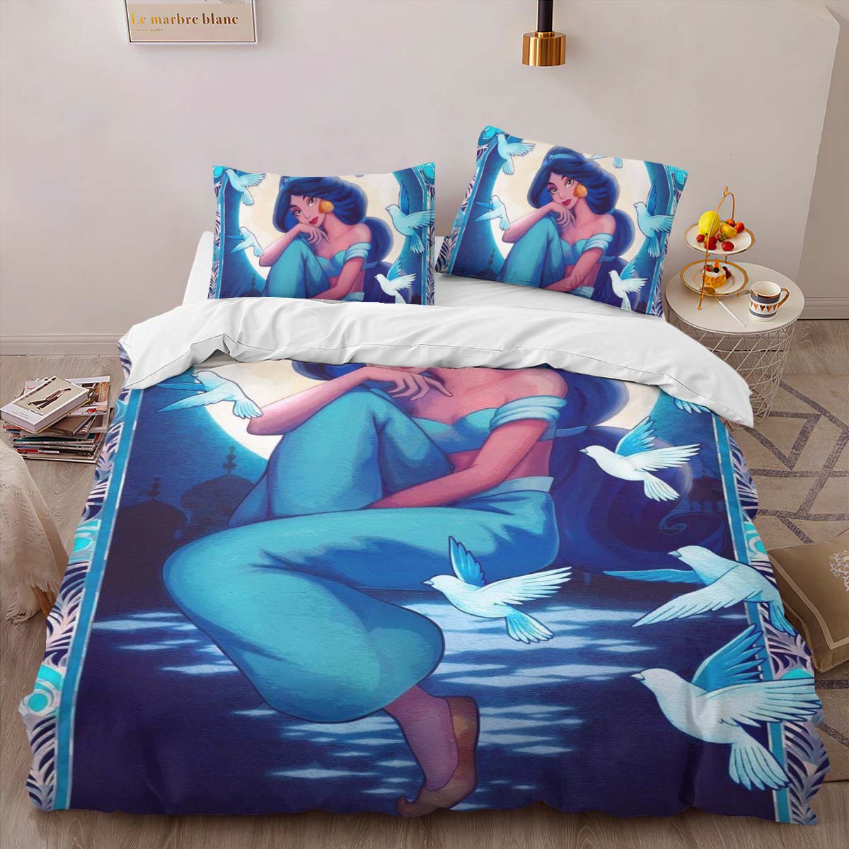 Jasmine Princess Aladdin Fairy Tale Duvet Cover 2