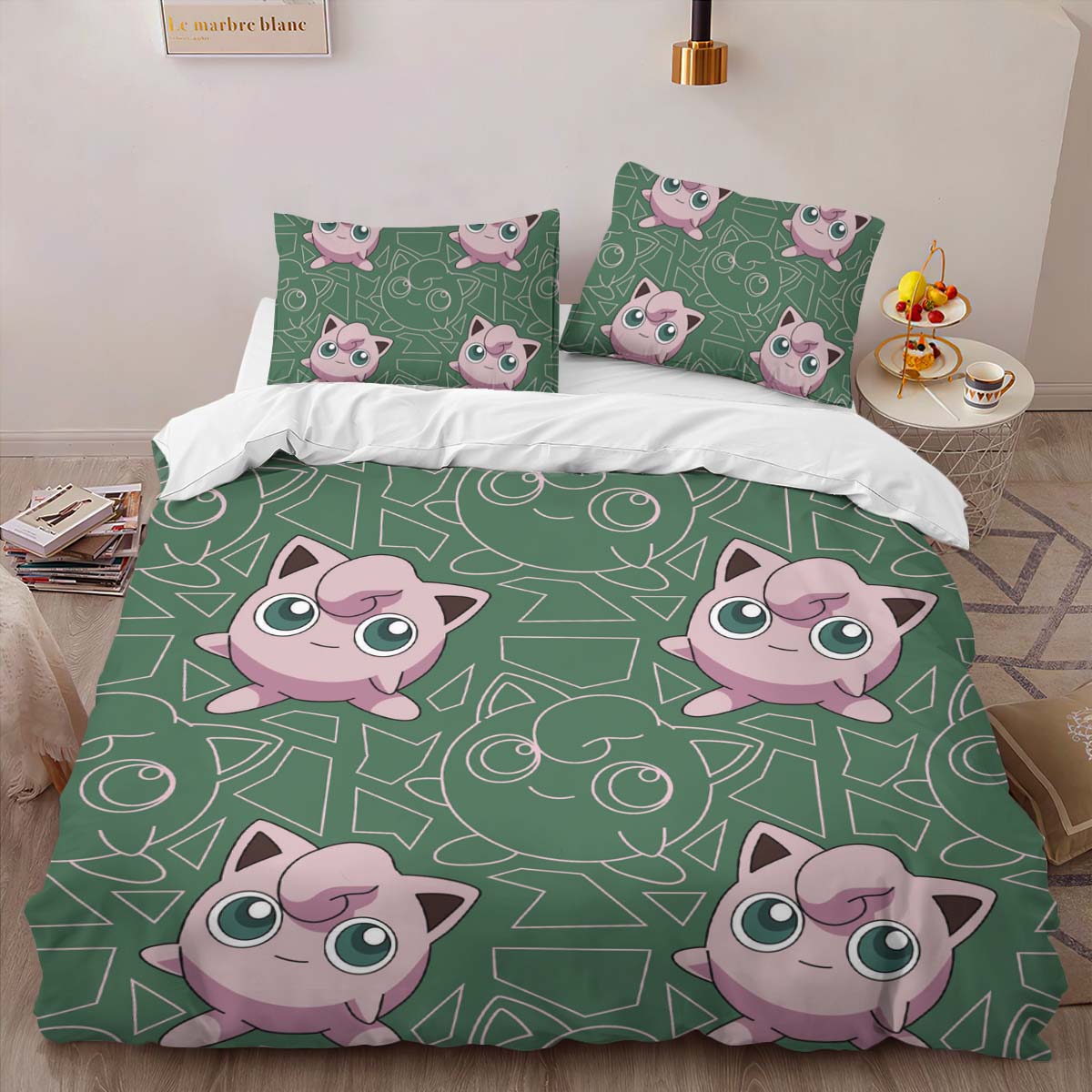 Jigglypuff Pokemon 3 Duvet Cover 2