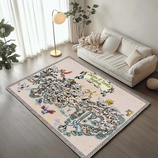 Johto And Kanto Regions 1002 Rug