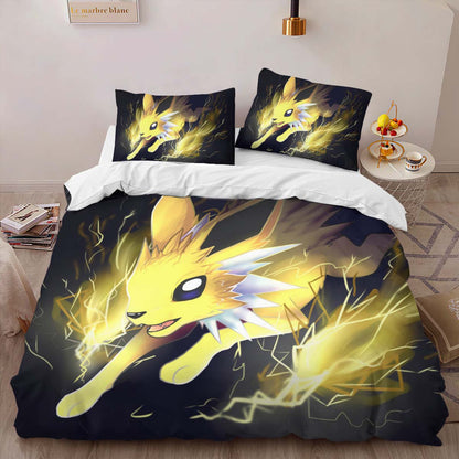 Jolteon Pokemon 3 Duvet Cover 2
