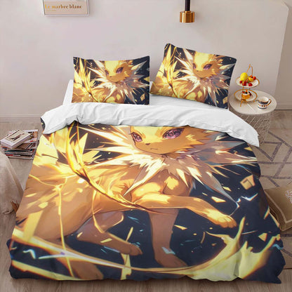 Jolteon Pokemon 4 Duvet Cover 2
