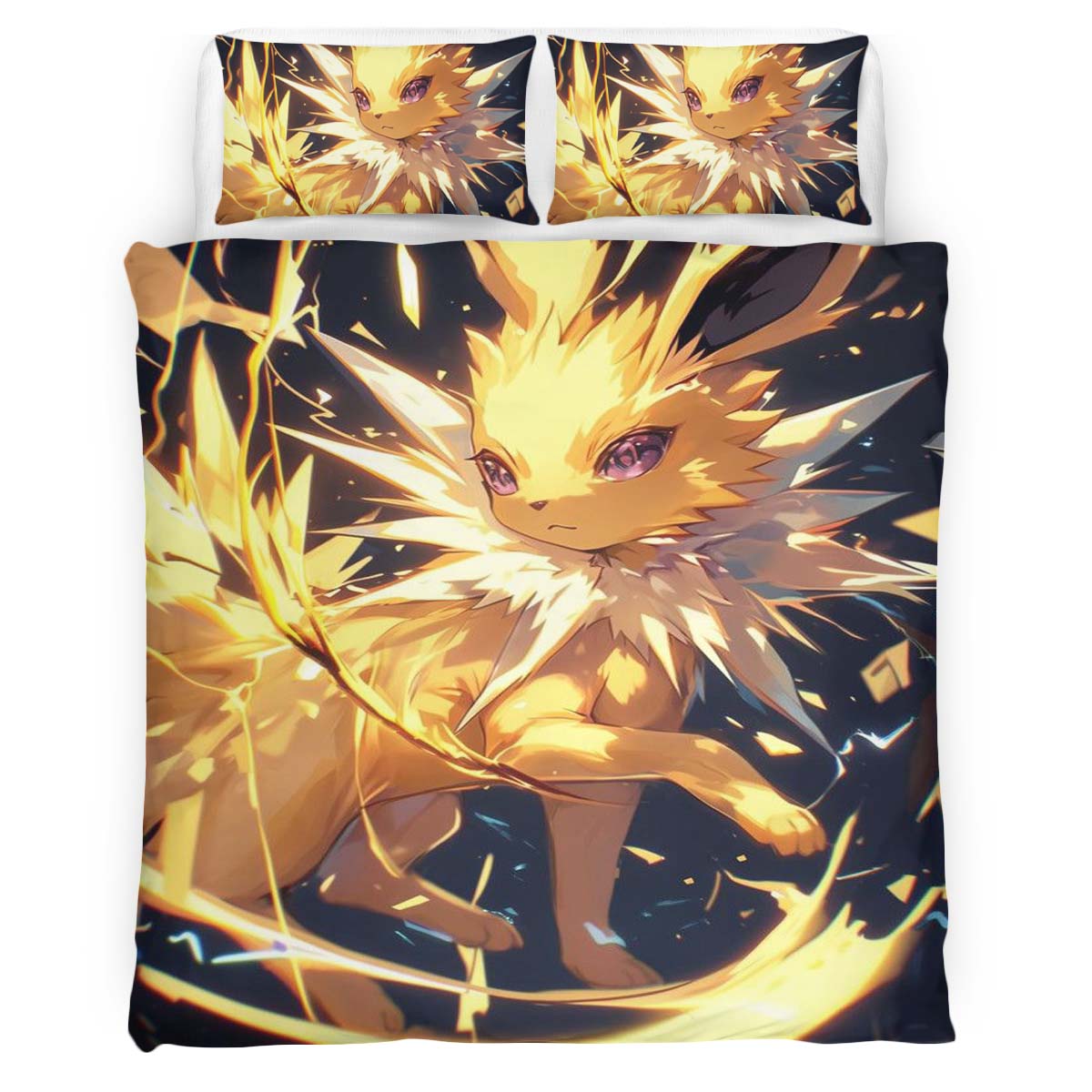 Jolteon Pokemon 4 Duvet Cover