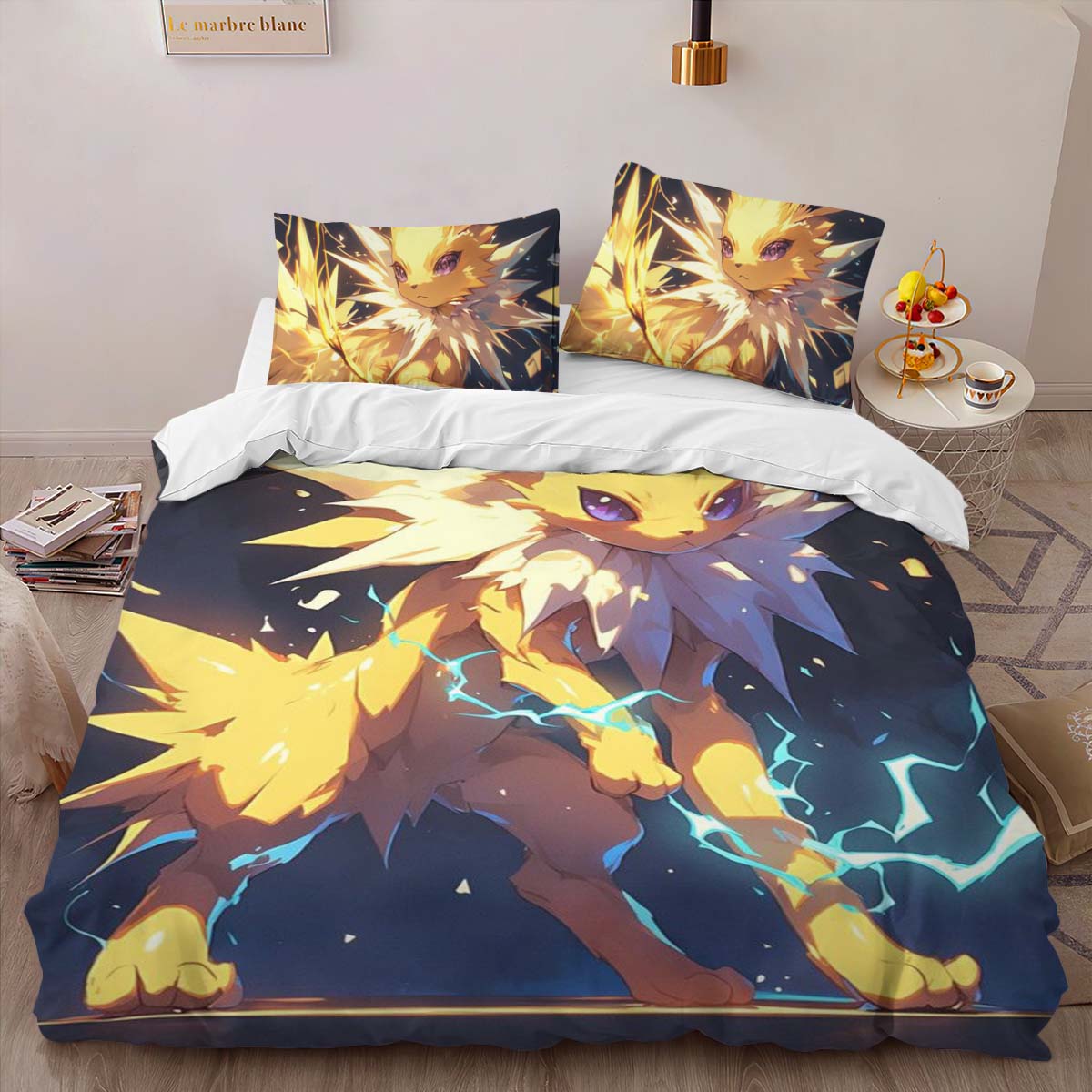 Jolteon Pokemon 5 Duvet Cover 2
