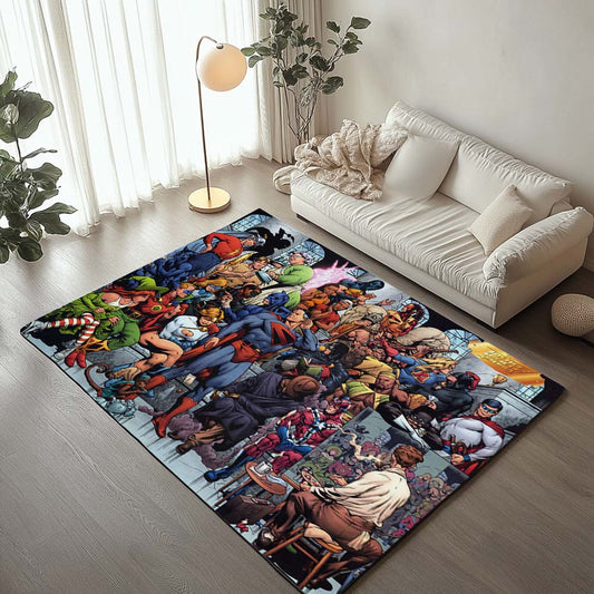 Justice League All Characters 03 Rug