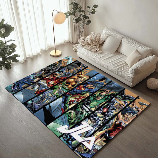 Justice League All Characters 06 Rug