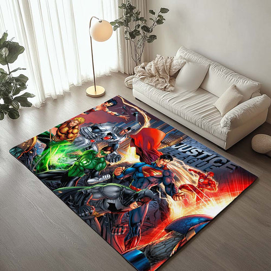 Justice League All Characters 10 Rug