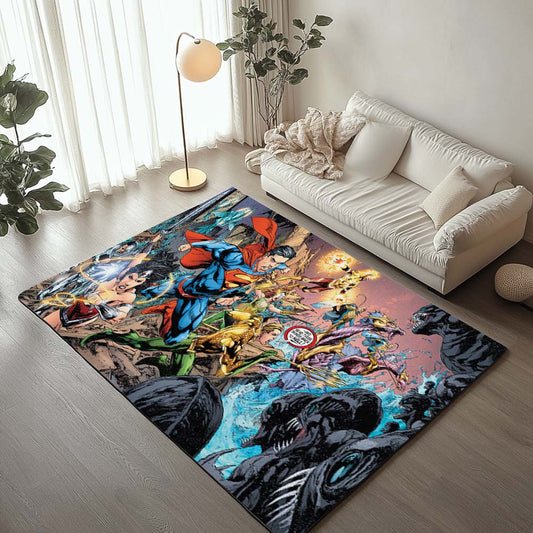 Justice League All Characters 11 Rug