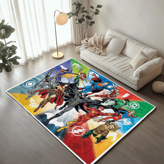 Justice League All Characters 13 Rug