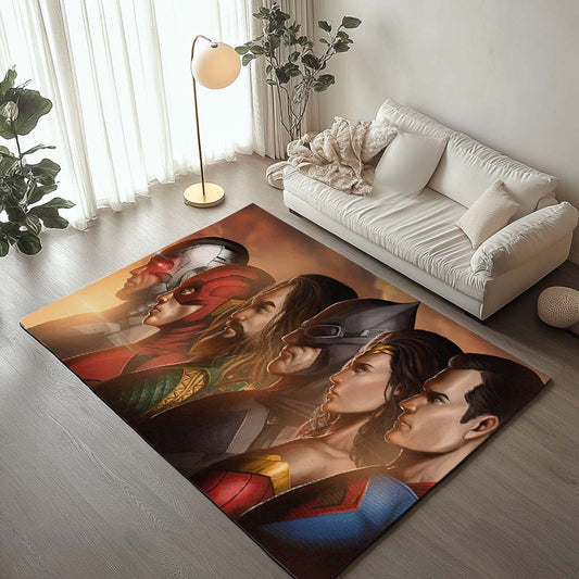 Justice League All Characters 16 Rug