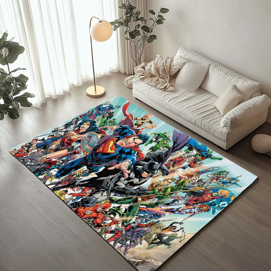 Justice League All Characters 17 Rug