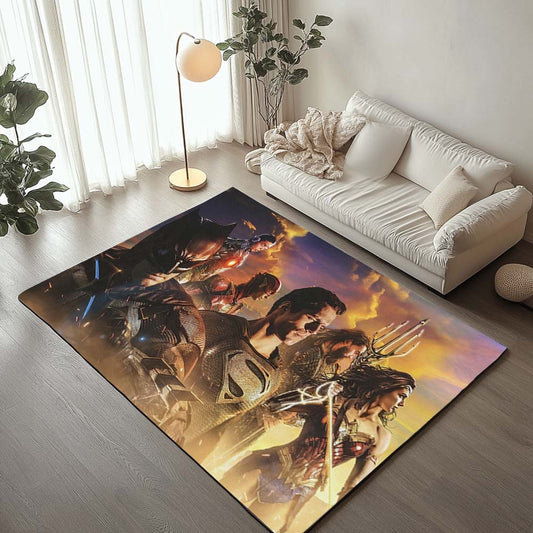 Justice League All Characters 18 Rug