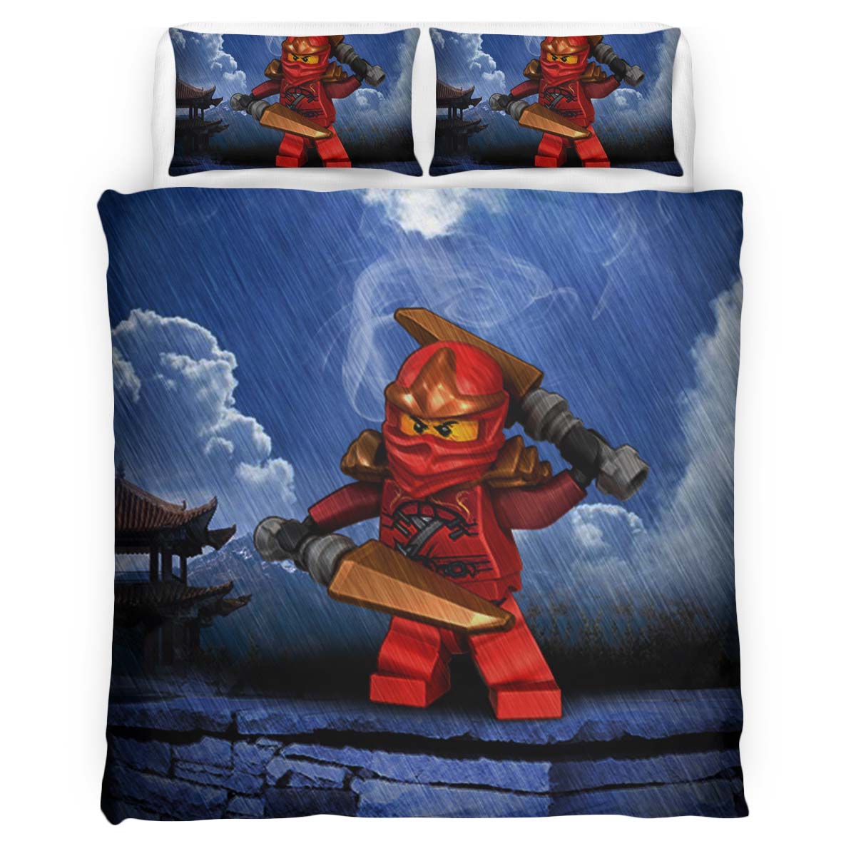 Kai Ninjago Character Duvet Cover